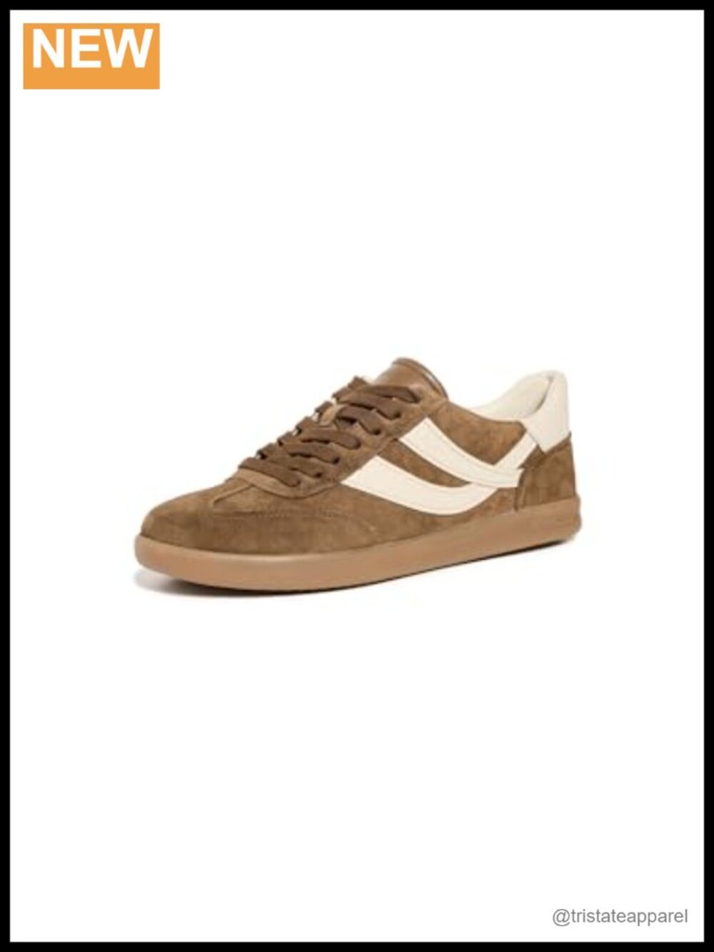 Vince Women's Oasis-W Leather Sneakers Lace-Up Calfskin Suede
